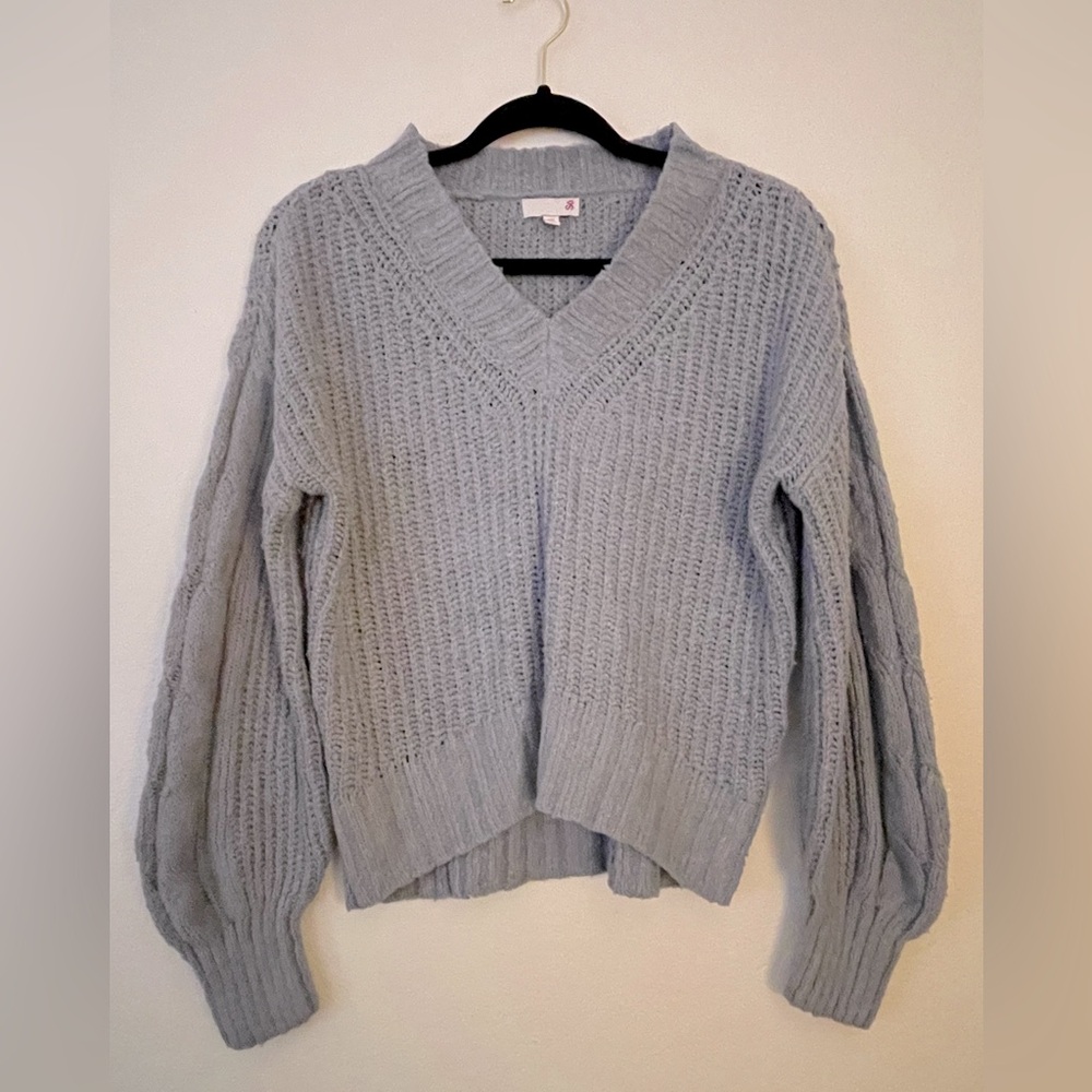 Cozy Gray Knit Sweater